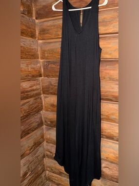 Black Sleeveless Romper - Classic Tank Style